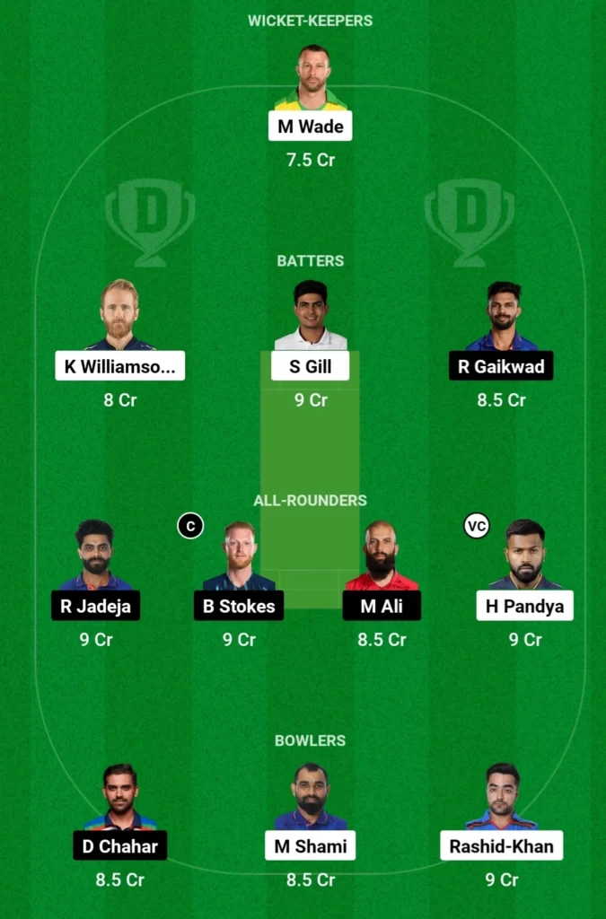 GT vs CHE DREAM11 PREDICTION 2023 TODAY MATCH| Gujarat Titans and Chennai Super Kings IPL 2023|