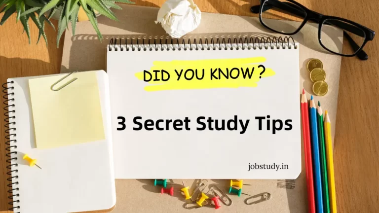 3 Secret Study Tips You Need to Know